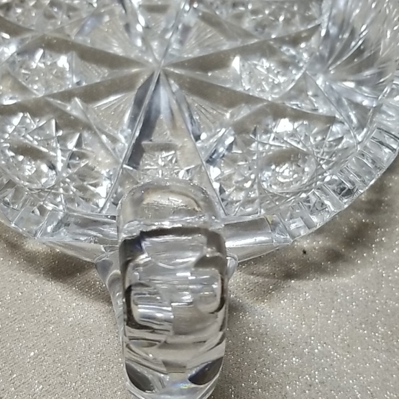 Antique HAWKES Cut Glass Nappy Dish - Picture 3 of 5
